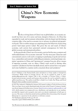 China's new economic weapons | How to use it | Hinrich Foundation