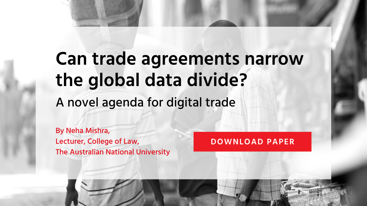 Can trade agreements narrow the global data divide?