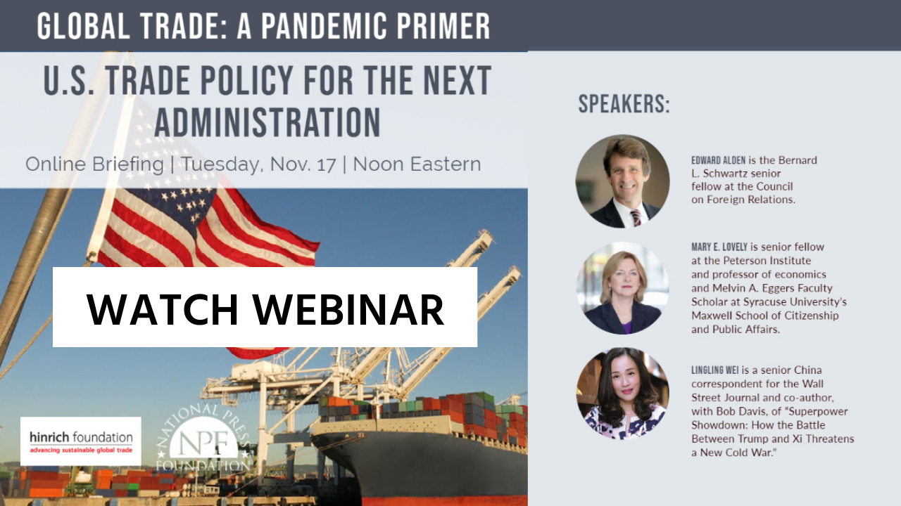 US trade policy for the next administration | Hinrich Foundation