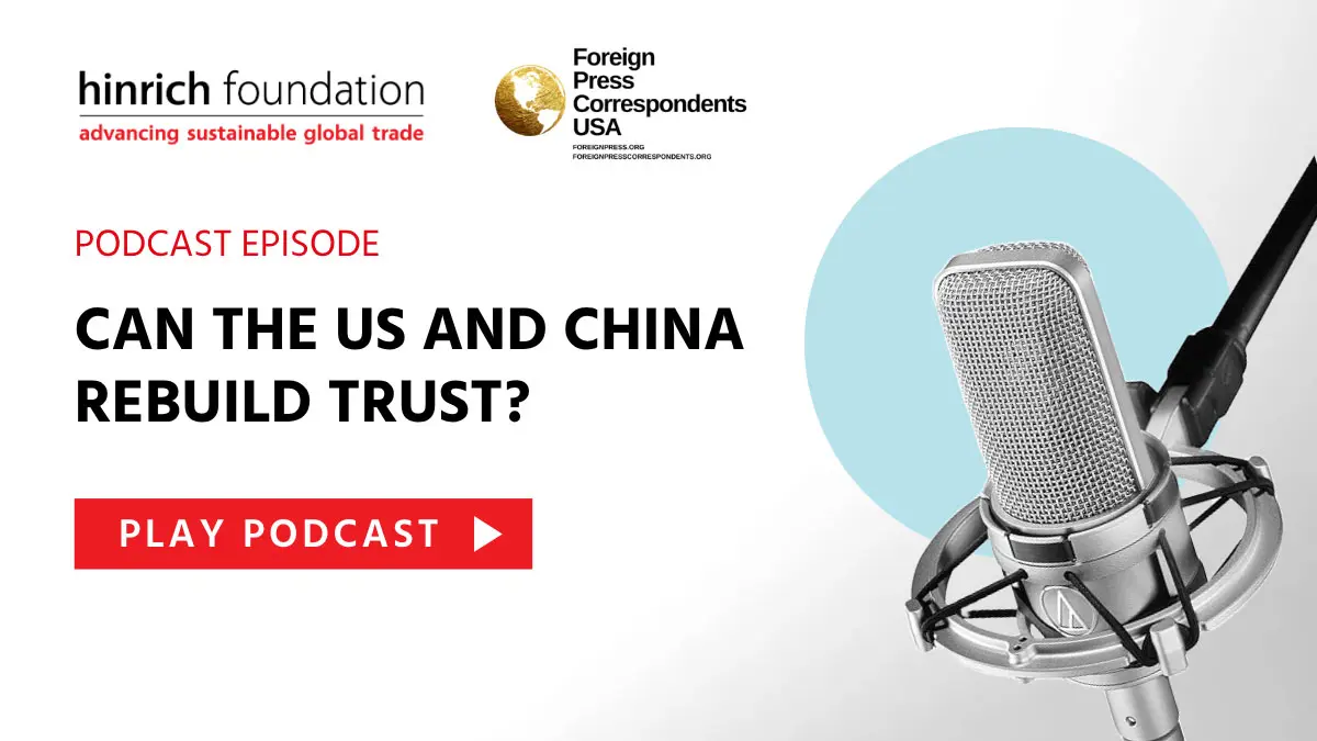 Can the US and China rebuild trust?
